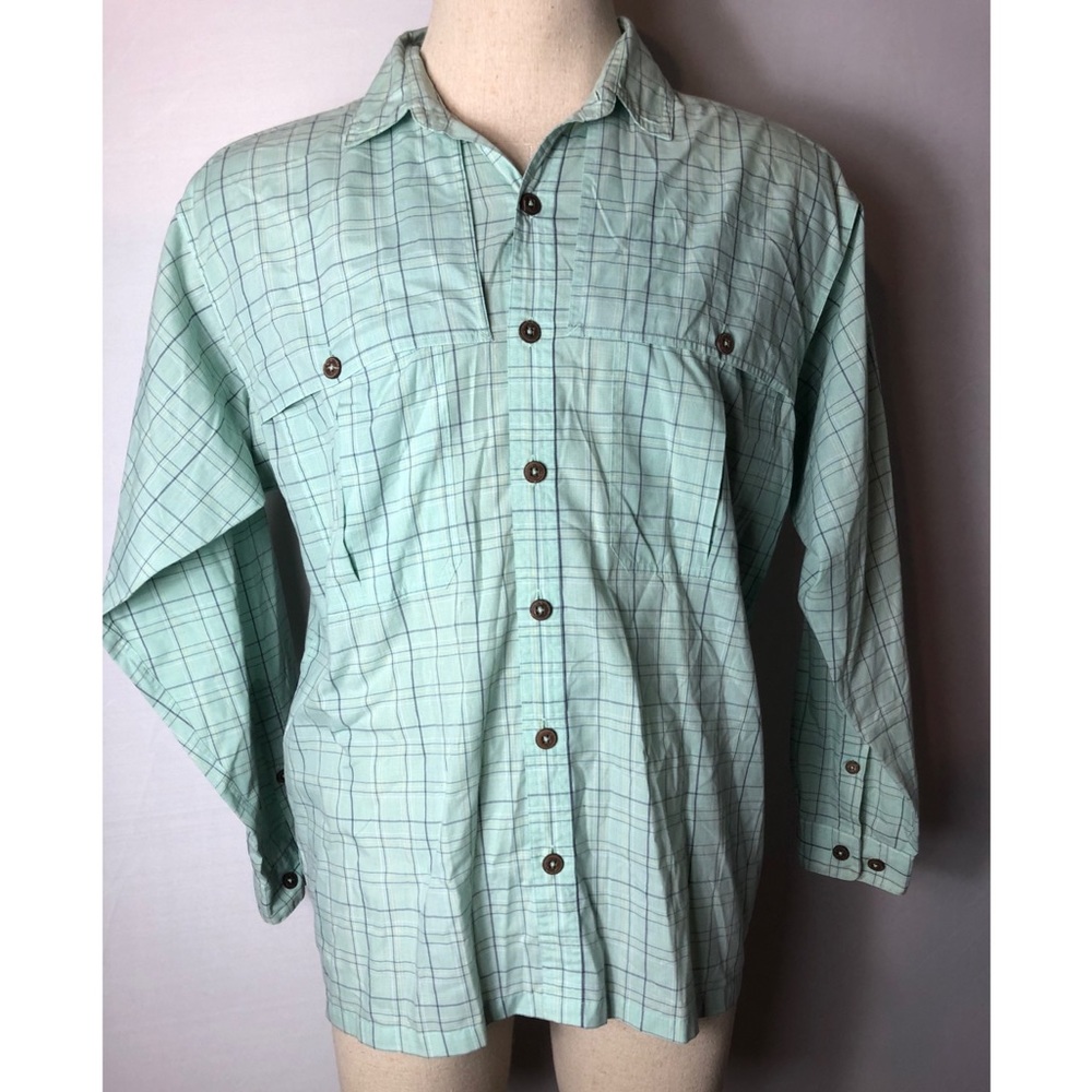 Patagonia plaid men’s long sleeve button down